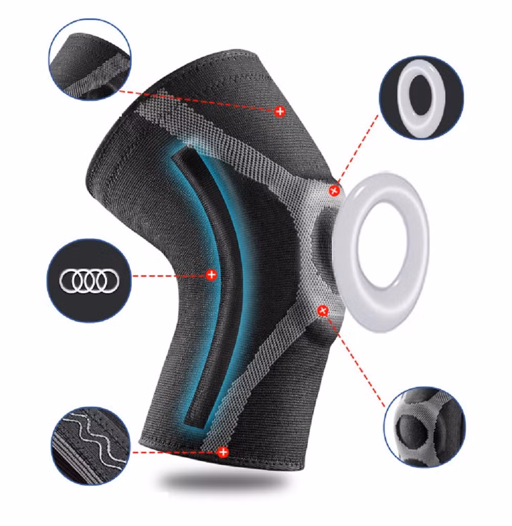 Silicone Knee Pads Fitness Support Sports Equipment Bl18331
