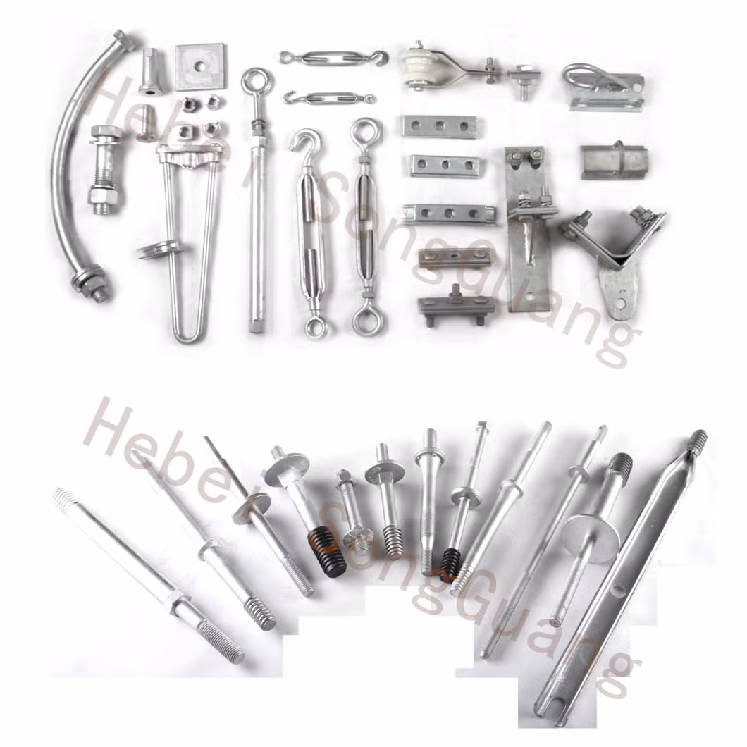 Overhead Line Fittings Square Washer Hot DIP Galvanized Stay Base Plate