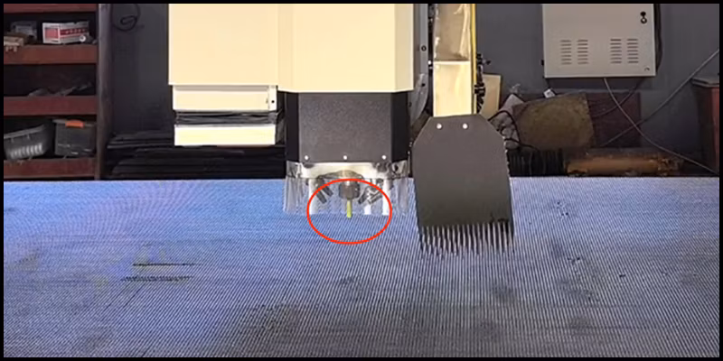 CNC Marble Cutting Machine Automatic Positioning with Camera