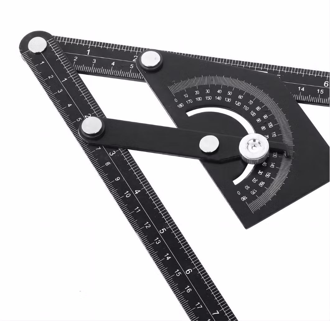YOUTA Good Quality Multiple Sizes Measuring Tools Distributors Angle Measuring Ruler China JYT-AN-20 360 Degree Adjustable Bevel Protractor
