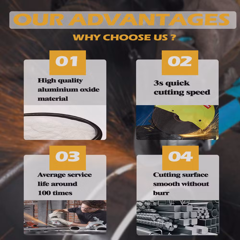 Abrasive Tools Cut off Wheel Cutting Disc Resin Cutting Wheel for Glass Granite Steel