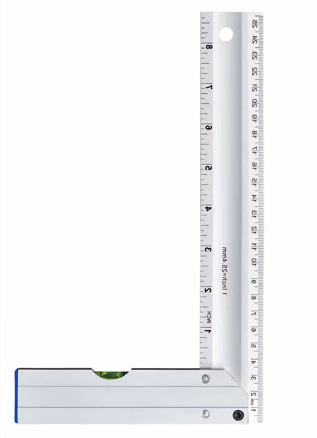YOUTA Measuring Tool Factory L Square Sewing Ruler China JYT-AN-16 Combination Square Ruler With Bubble Level Metric Measurement Carpenter Framing