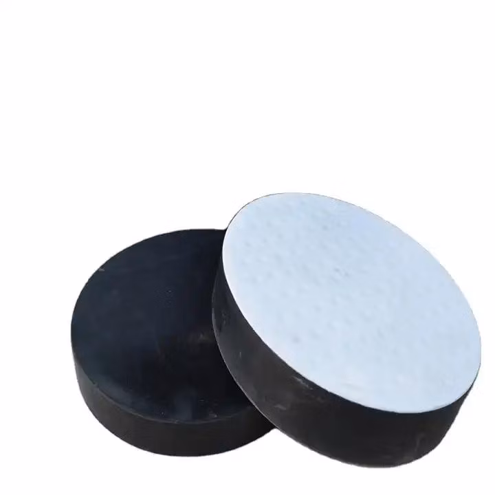 Round Square Rubber Shock-Absorbing Vibration Isolation Pad with Holes for Equipment and Equipment Bridge Buffer Pad