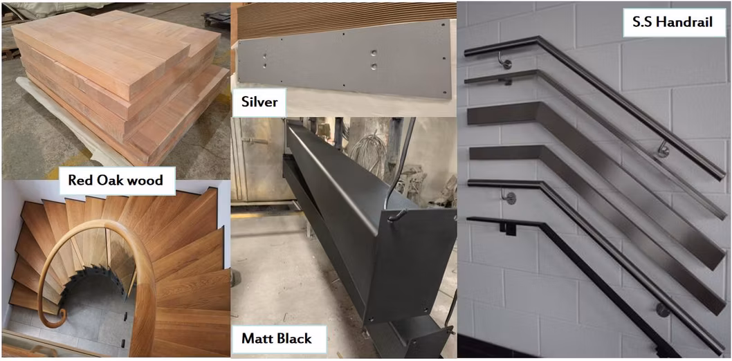 Australia Standard Staircase Indoor Storage Steps Risers Granite Stairs with Glass Railing