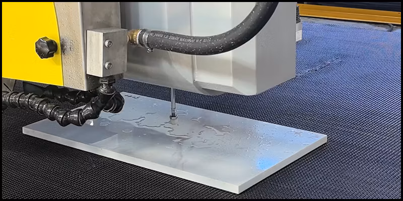 CNC Marble Cutting Machine Automatic Positioning with Camera