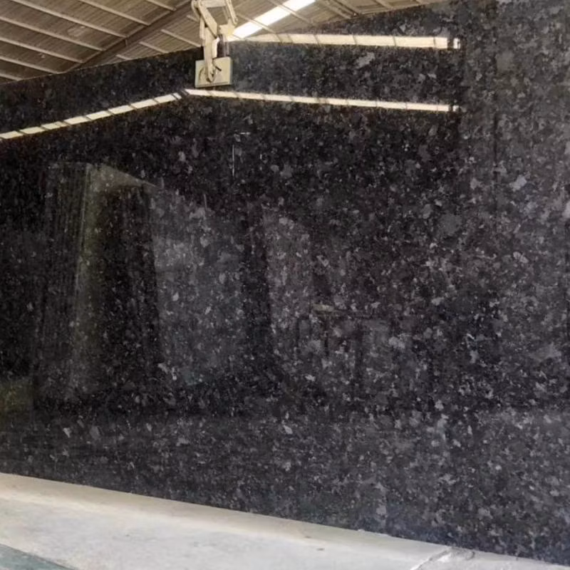 Natural Polished Surface Angola Black Granite Stone Tile Slabs for Floor/Wall /Countertop
