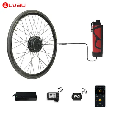 Almacén de la UE portátil de lujo 36V 250W 500W 20" 26 27,5 29 Zoll 90km disco freno montaje MEDIO E Kit bicicleta Con precio de la batería