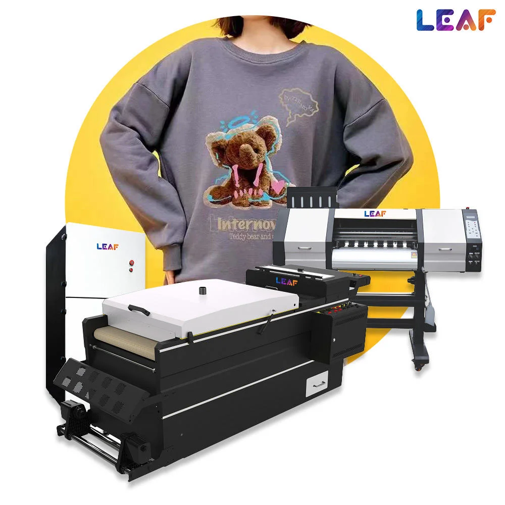 Automatic Cloths Leaf Direct to Film Printer Dtf Printing Machine for T-Shirt Jeans Caps