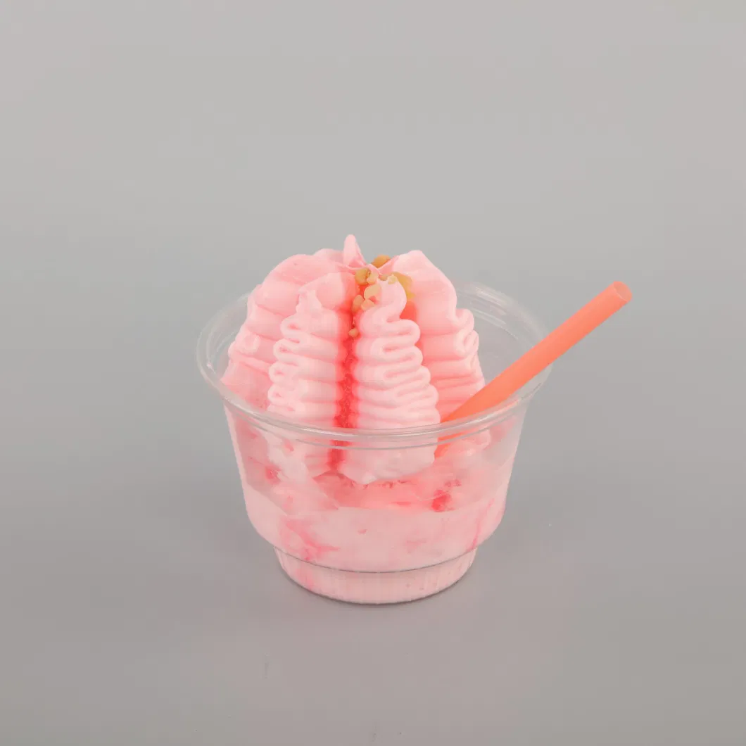 Disposable 10oz Pet Smoothies Milkshake Ice Cream Bowl