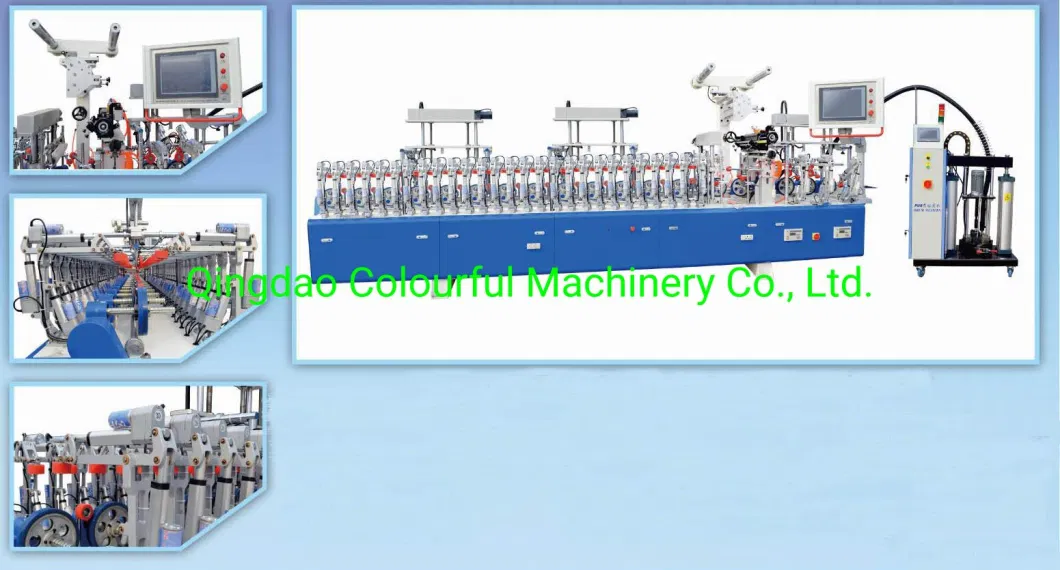 350mm Hot Melt Adhesive Glue Coating Machine with Lowest Price Glue Wipe Cap Coating Laminating Machine