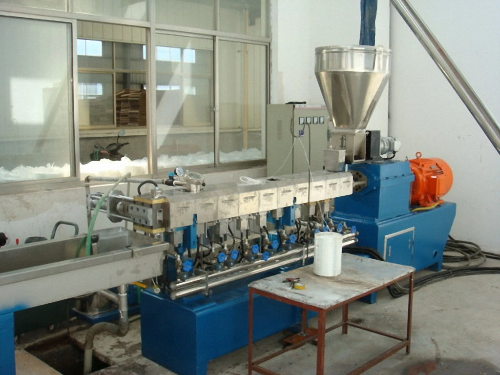 Double-Screw PA Nylon Granules Making Machinery Granulator Pelletizer Plastic PA66 Particles Granulating Machine