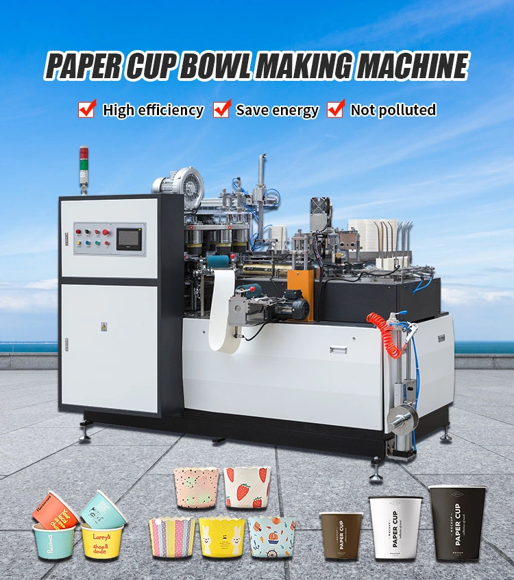 Automatic High Speed Paper Cup Fan Roll to Sheet Creasing Embossing Die Cutting Machine Paper Roll Die Cutter Machine