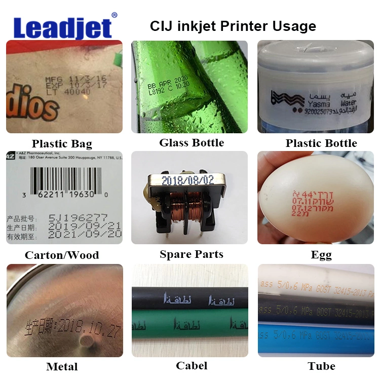 Fast Delivery Automatic Industrial Cij Inkjet Batch Coding Printer for Caps/Paperboard/Metal