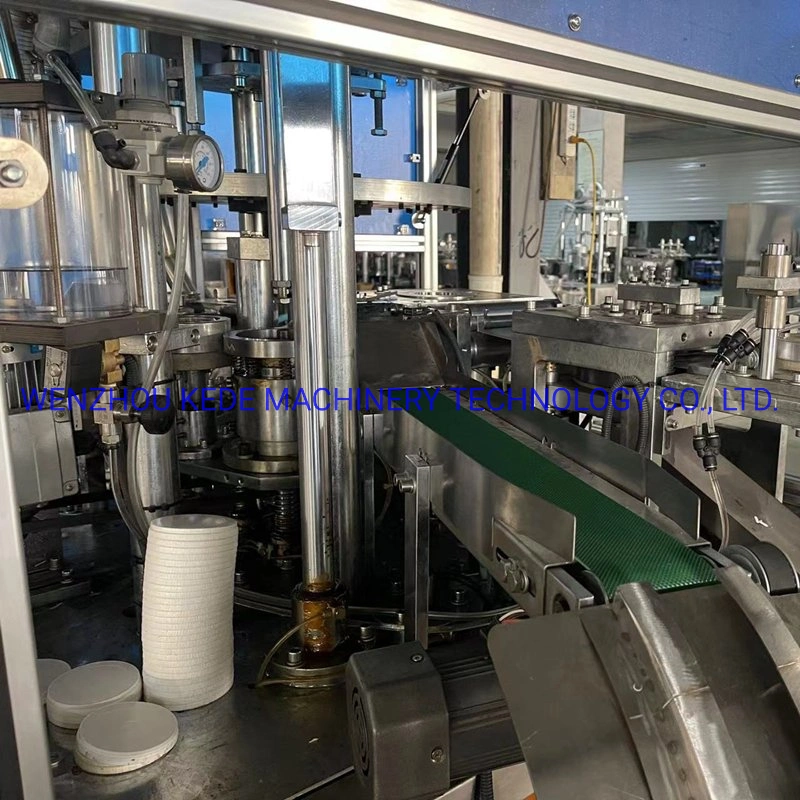 CE Certifite Kd-Zg100 Fully Automatic High Speed Disposable Coffee Paper Cup Cap Making/Forming Machine