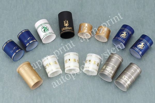 Automatic Round Cylindrical Wine Cap Printing Foil Hot Stamping Machine