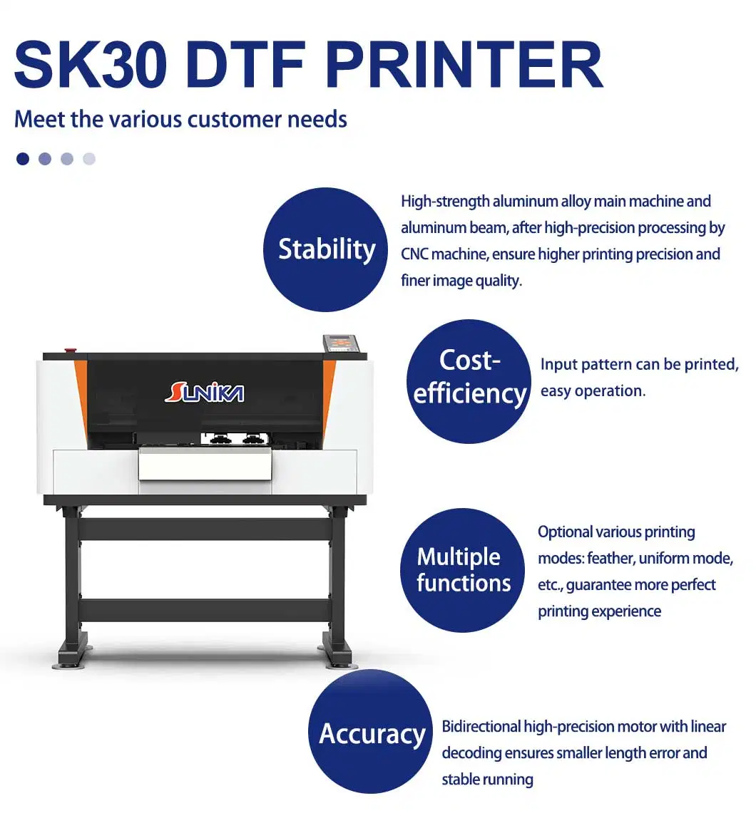 Sunika Competitive Price Industrial F1080 Small Dtf Printer for Pillow Shoes Cap