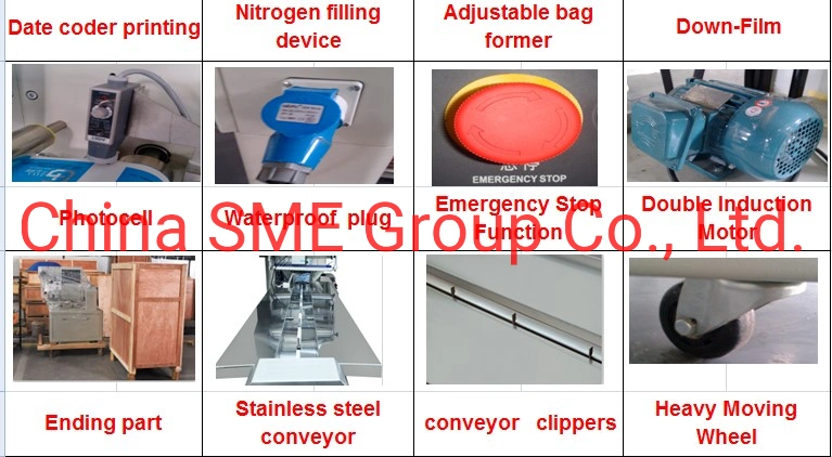 Automatic Gloves Packing Machine Flat Sachet Packing Mini Wrapping Machine Pillow Bag BOPP Packing Film Date Printer