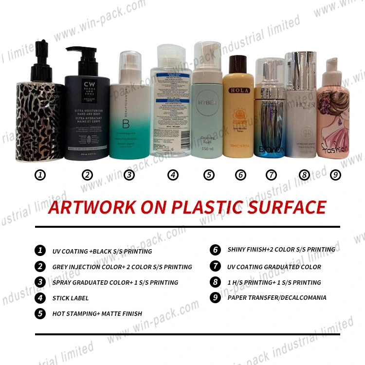 Winpack Customized Available Cosmetic Bottle Screen Printing Machine UV Coating Collar