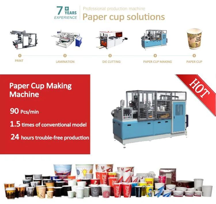 Multipurpose Coffee Cup Making Machine Disposable Paper Cylindrical Screen Printing Machine