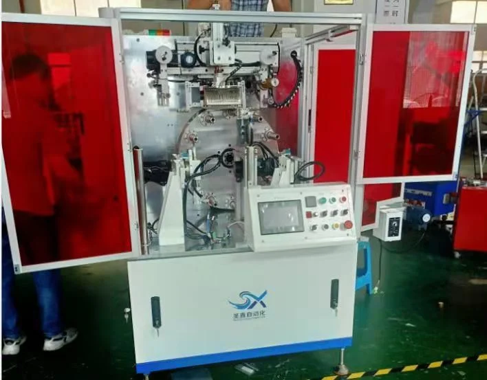 Sx-207 Automatic Hot Stamping Machine for Printing on The Round Surface of Wine Bottle Lid