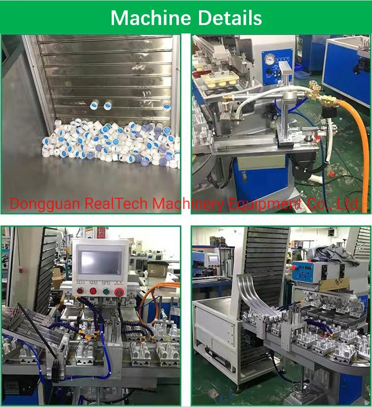 Automatic Four Colors Multi Colors Pad Printer Pad Printing Machine for Bottle Caps &amp; Plastic Lids