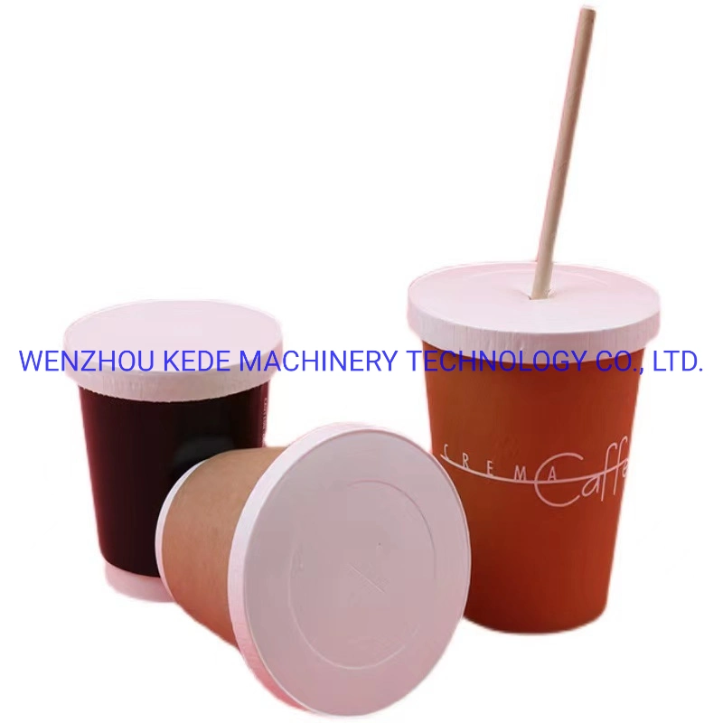 CE Certifite Kd-Zg100 Fully Automatic High Speed Disposable Coffee Paper Cup Cap Making/Forming Machine