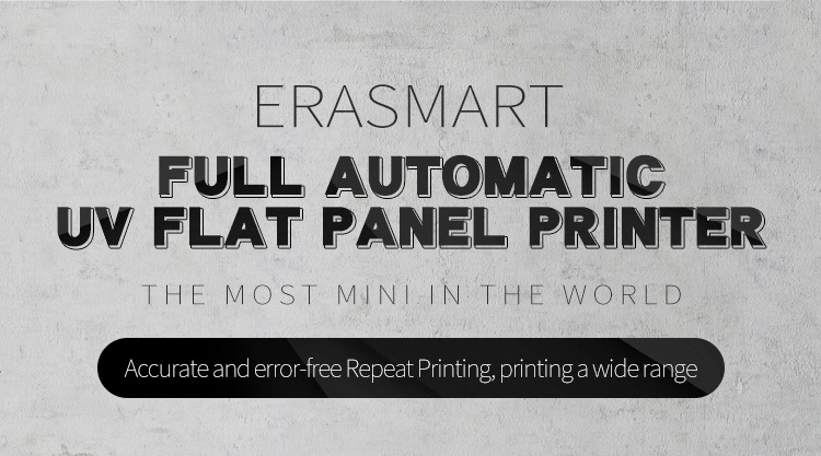 Erasmart A3 UV Printing Machinery Bottle Heat Press Cap Press Machine