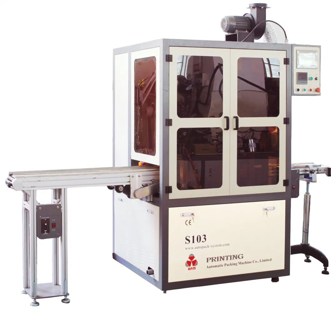 S103 Simple Operation Caps and Jars Plastic Bottle Screen Printing Machinery