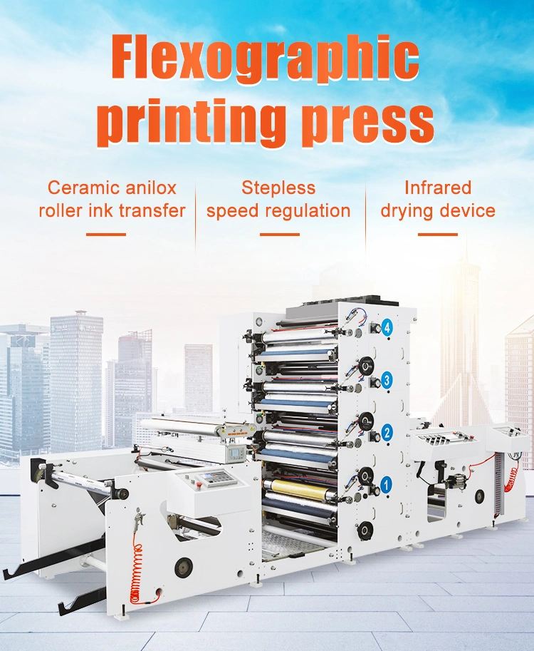 High Quality Paper Cup Printing Machine 4 Color Paper Printer