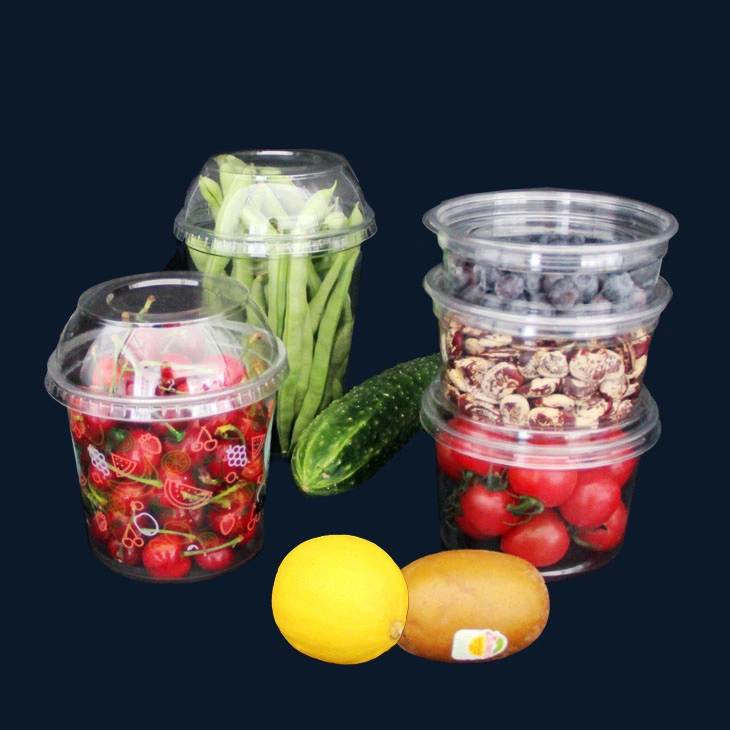 Pet 8/12/16/24/32oz Customized Deli Container for Fruit Salad Nuts