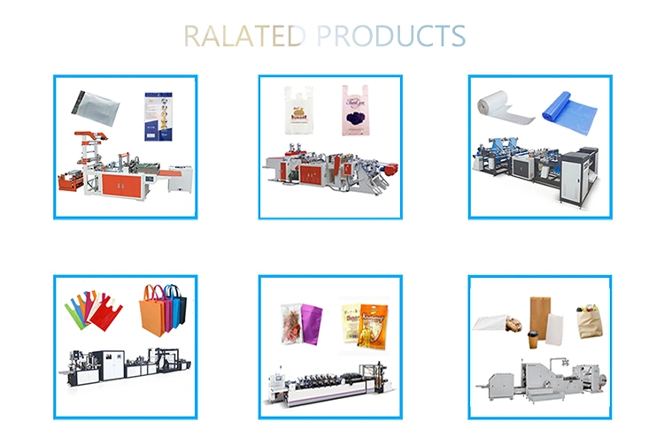 High Quality Polypropylene PP Plastic T-Shirt Carry Bag Making Machine