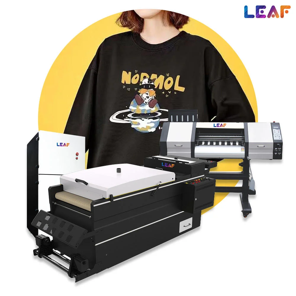 Automatic Cloths Leaf Direct to Film Printer Dtf Printing Machine for T-Shirt Jeans Caps