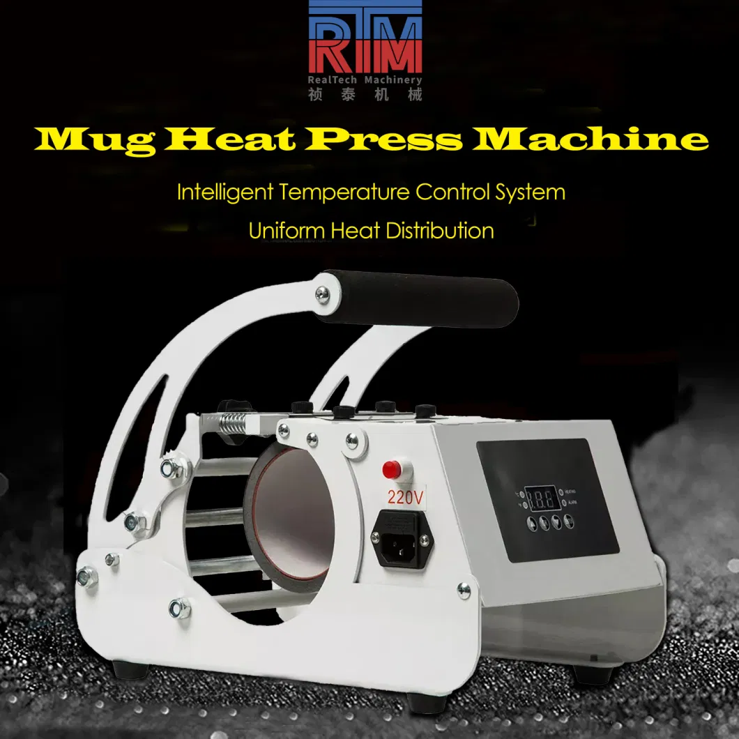 Tumbler &amp; Mug Grey Heat Press Machine Coffee Cup Logo Transfer Printing Machine with Optional Round Shape Conical Shaper Mug Heater