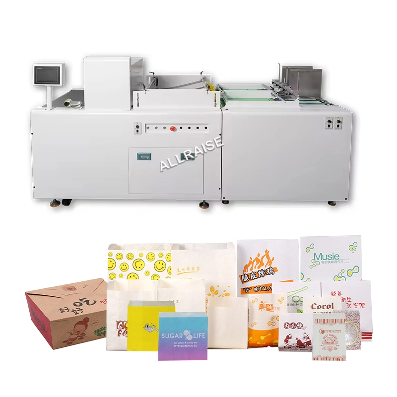 Digital Carton Pizza Box Printing Machine Kraft Paper Cardboard Corrugated Bag Cups Fan Package One Single Inkjet Pass Printer