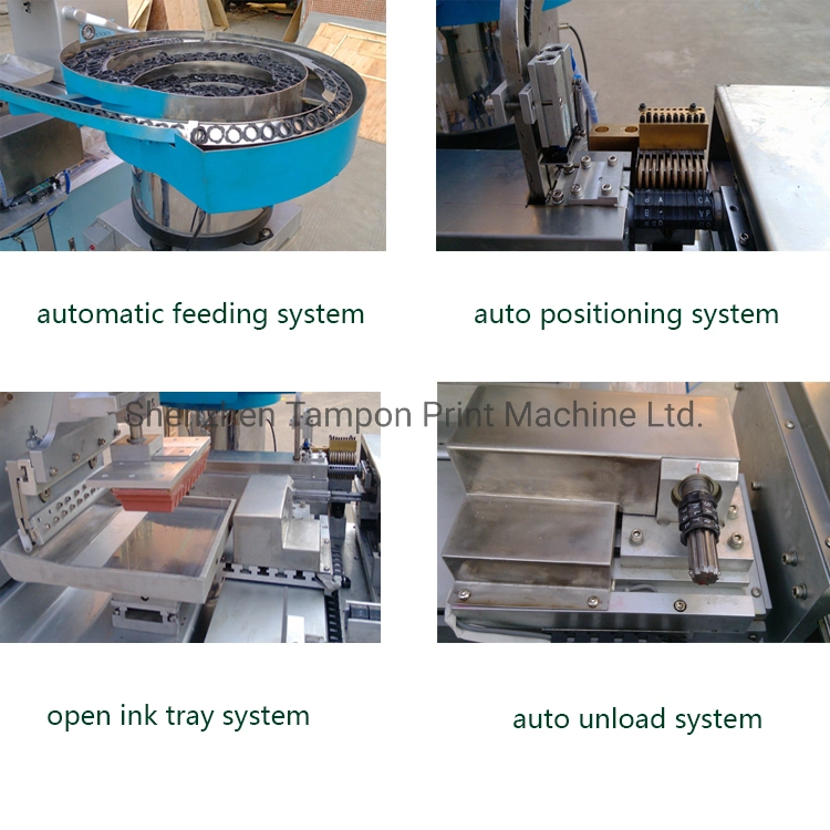 Automatic Ring Round Products Rotation Pad Printing Machine