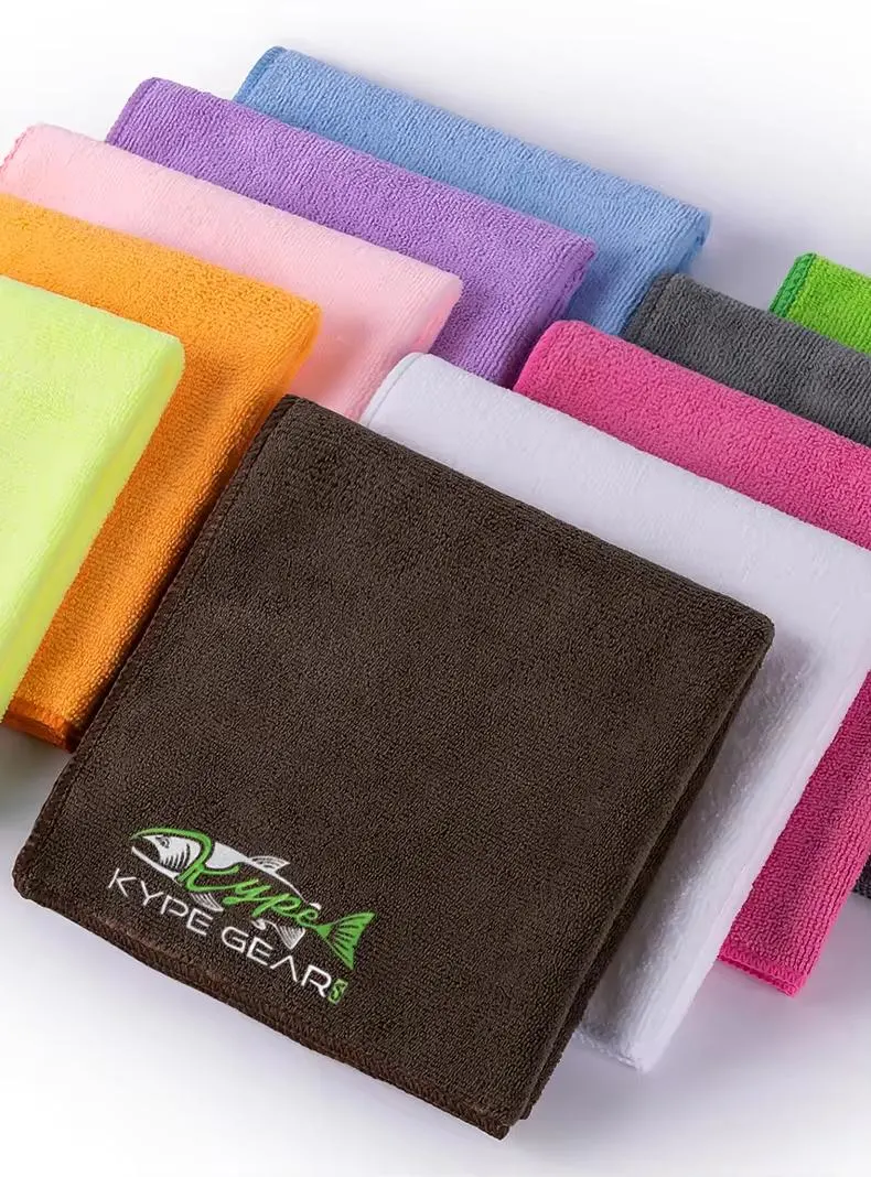 Wholesale Quick Dry Microfiber Car Cleaning Towel with Custom Logo Laser Engraving/Printing/Embroidered