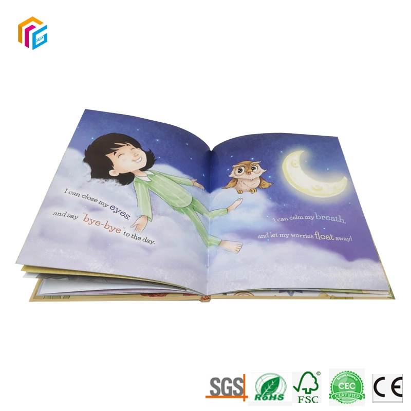 Custom Hard Cover Book Printing Children Hardcover Book Printer in China