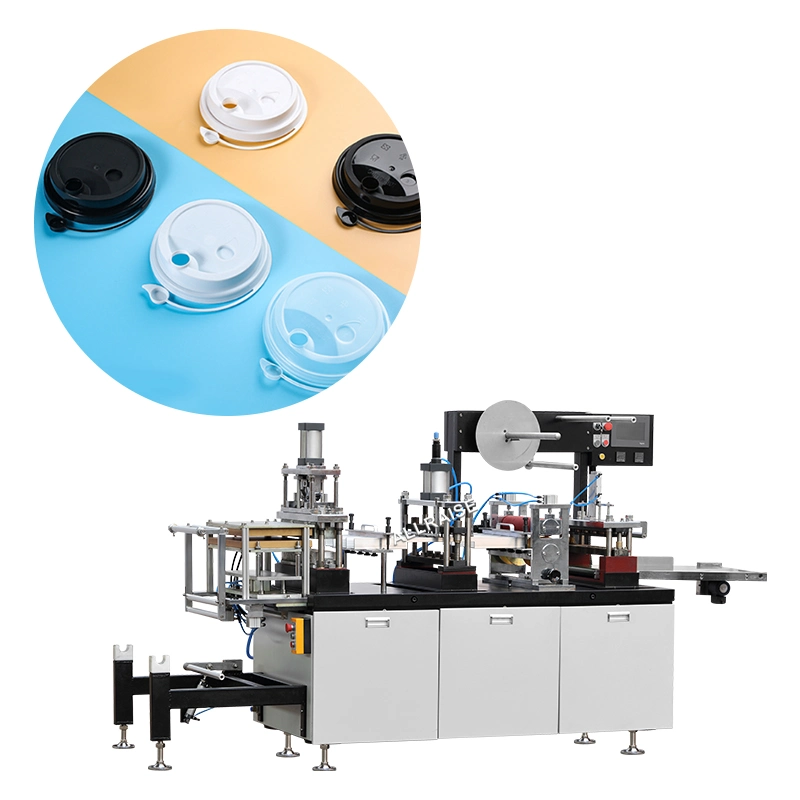 Pet Lid Thermoforming Disposable Plastic Cover Forming Coffee Cup Lid Making Machine