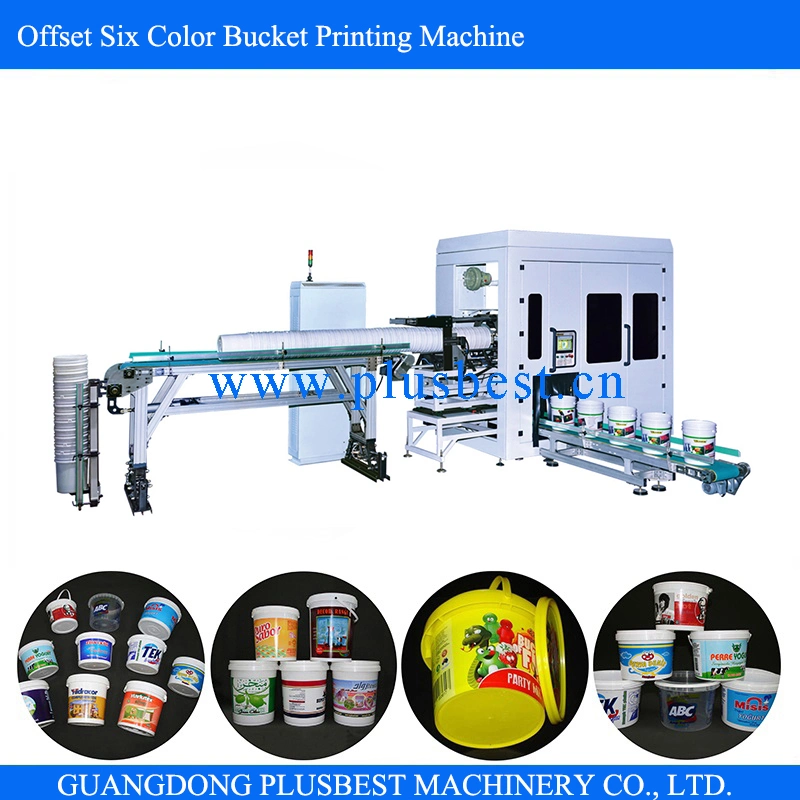 Offset Bucket Printer Plastic Bucket Printing Machine Pail Printer