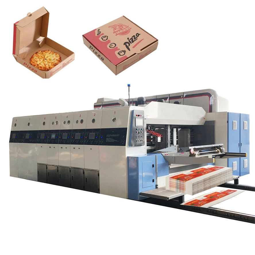 Corrugated Carton Box Making Flexo Four Colors Printing Machine