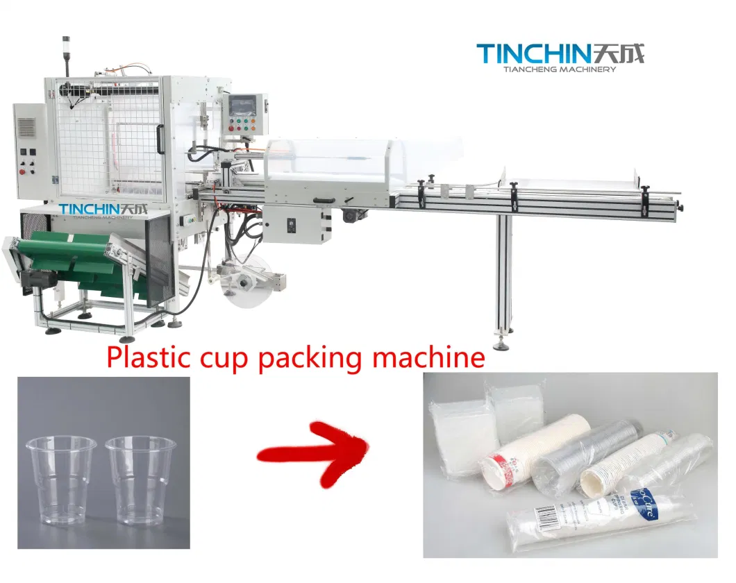 Disposable Paper Cup Plastic Salad Bowl Yogurt Cup Packing Making Forming Pillow Printing and Punching Packing Machine