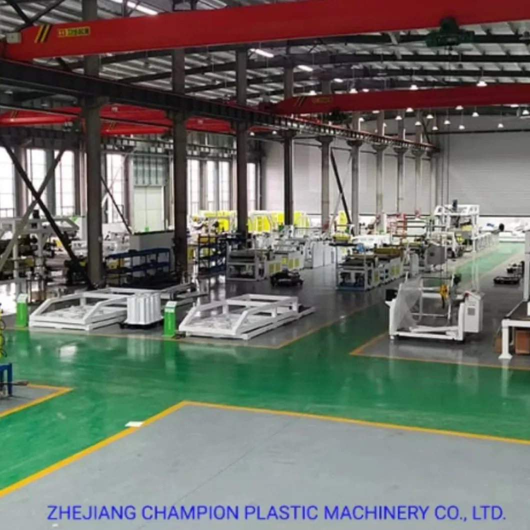 CHAMPION High Quality Plastic Sheet PET/PLA extrusion machine line Factory Direct Supplier in China Customized Capacity