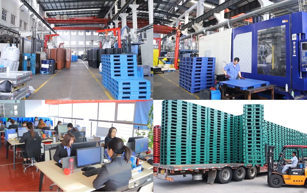 Heavy Duty HDPE 4way Entry Warehouse Storage Non Stop Plastic Pallet for Printing Industry and Converting Pallet Plastic Offset Press Printing Machine Pallet