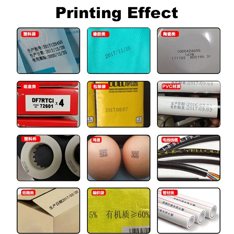 Industrial Coding Mark Printing Automatic Inkjet Printer Online Date Coding Continuous Expiry Date Tij Inkjet Printer