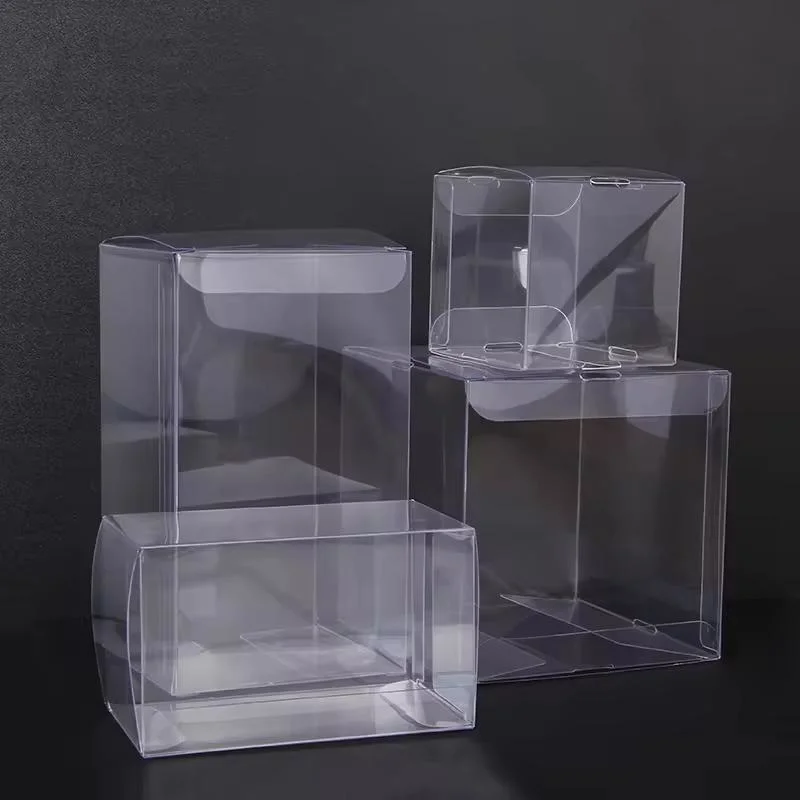 Clear Plastic Box Foldable Custom Colorful Printing Transparent Plastic Boxes