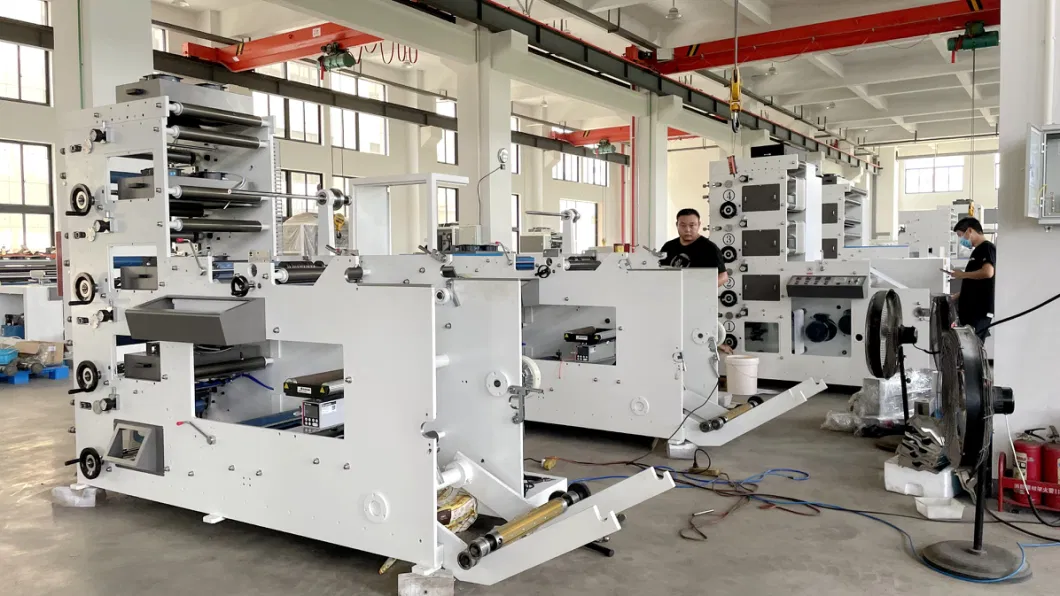 Multicolor Automatic Adhesive Paper Flexo Printing Machine