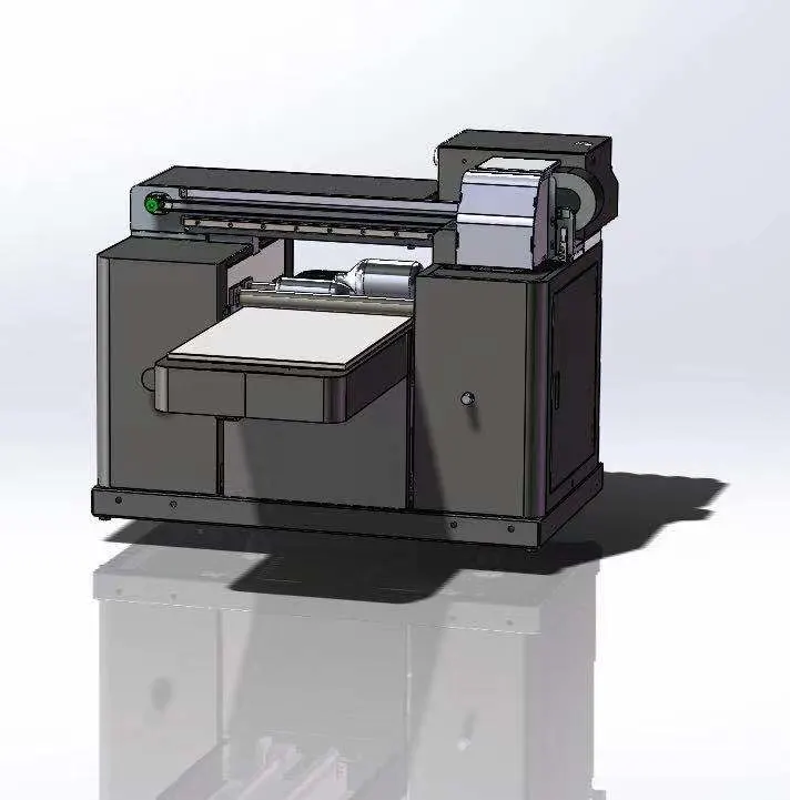 Printer for Cardboard Boxes Logo UV Printing Machine with 2 Heads