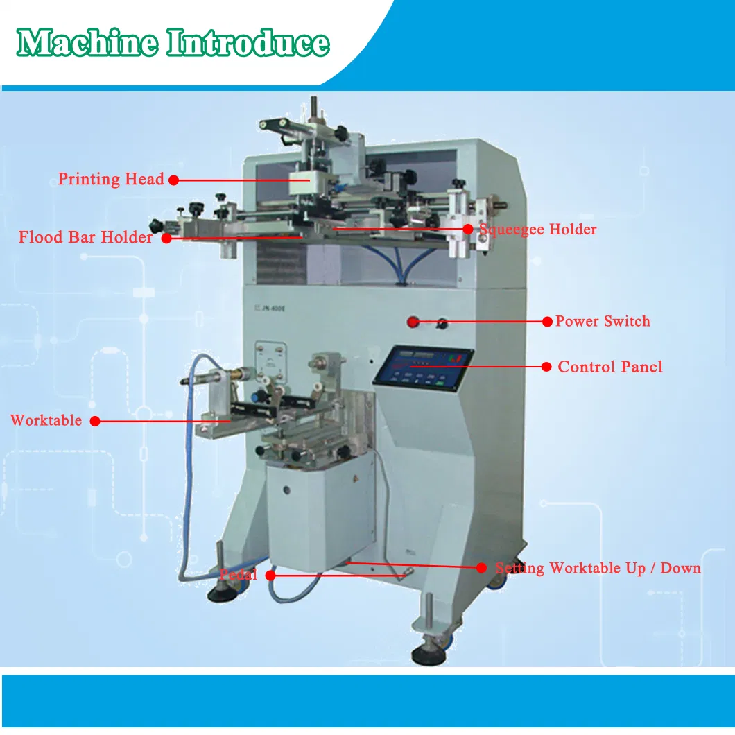 Semi Automatic Curved Screen Printer for Paper Cups / Coffee Cups Silk Screen Printing Machine (HX-2A)