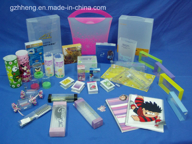 Cylinder Round Plastic Box with Printing