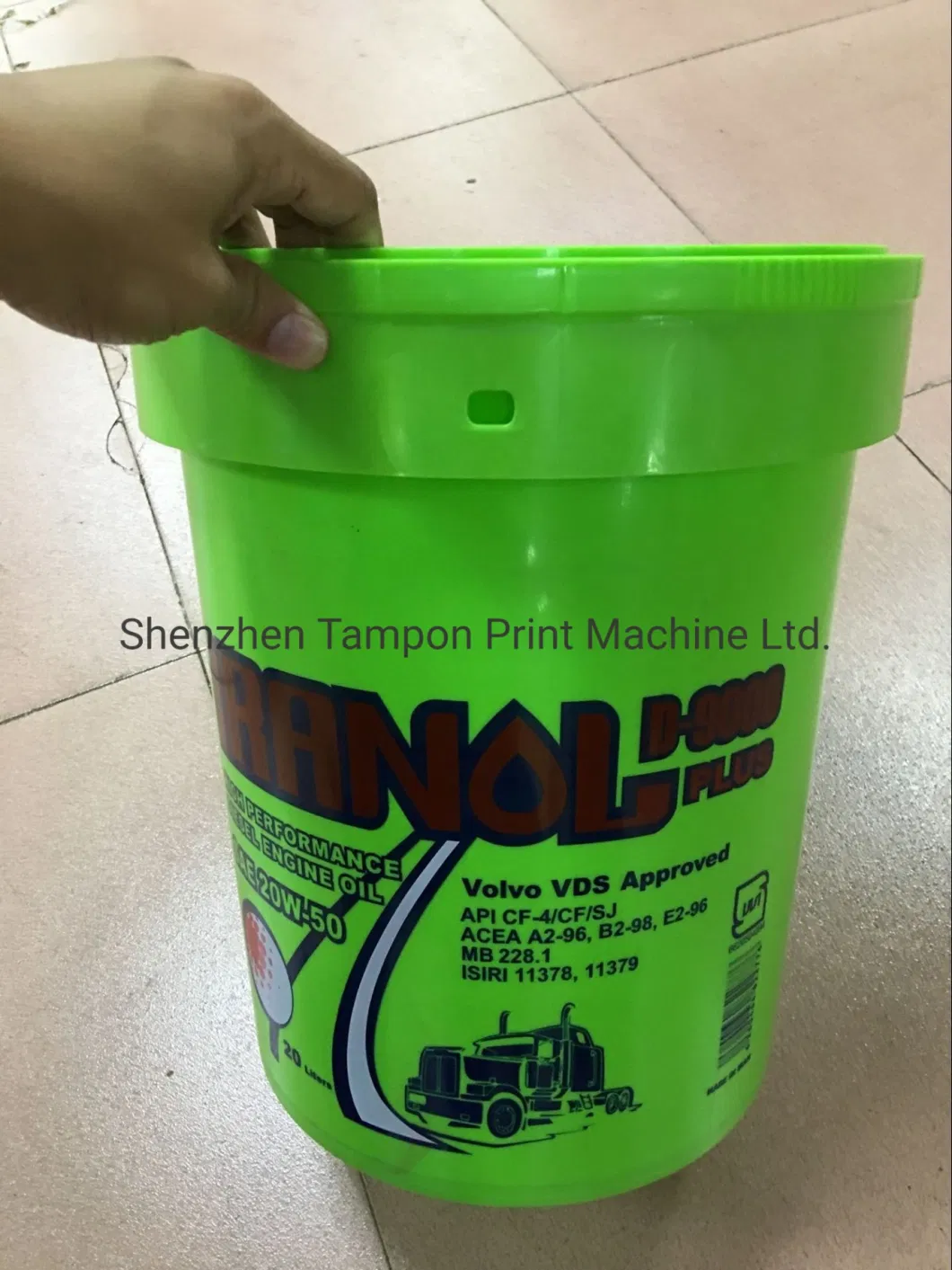 Multi-Color Manual 5 Gallon Plastic Bucket Rotary Silk Screen Printer Printing Machine